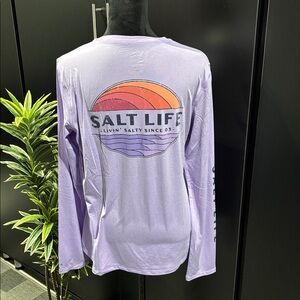 Salt Life UVapor performance fabric,UV 30,quick dry,moisture wick,antimicrobial